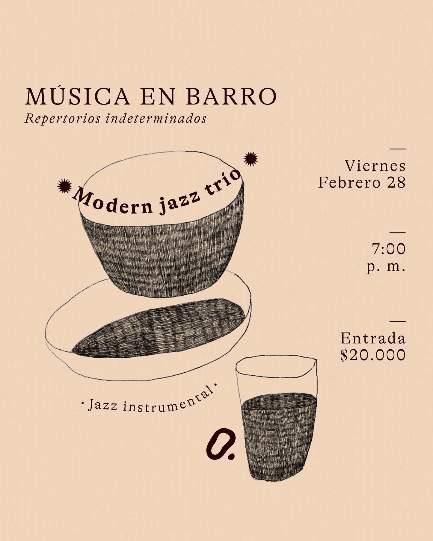 Modern jazz trío